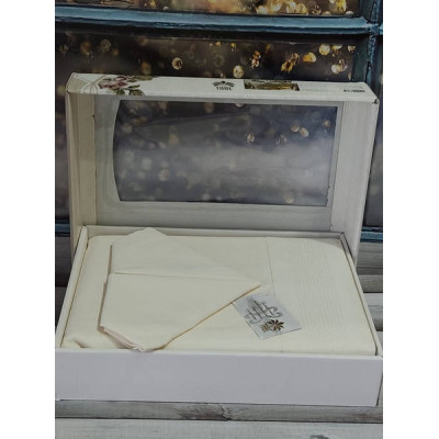 Скатертина з серветками (8шт) Tabe HONEY 160х220см Бавовна/Поліестер