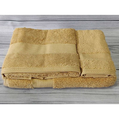 Рушники Soft cotton Deluxe hardal Махра набір 3шт