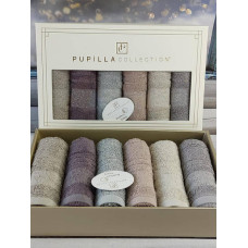 Рушники Pupilla Kristal 30х50см Бамбук набір 6шт