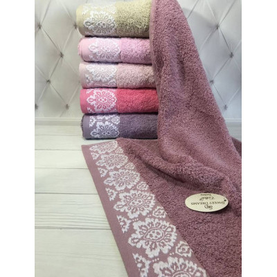 Рушники Sweet dream Yelpaze 70х140см Махра набір 6шт