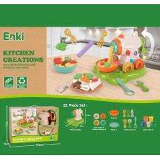 Набір тіста для ліплення 5 кольорів із формами Kitchen Creations