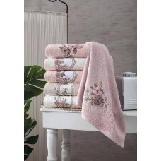 Рушники Pupilla HAYAL FLOWERS 70х140см Бамбук набір 6шт