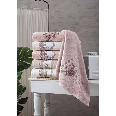 Рушники Pupilla HAYAL FLOWERS 70х140см Бамбук набір 6шт