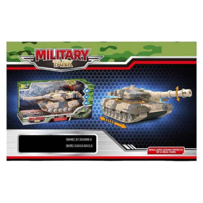 Іграшка Танк зі звуком та підсвічуванням Military Tank