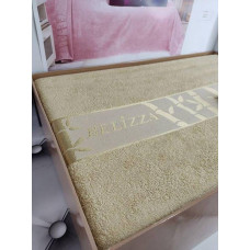 Простирадло Belizza Gold bej 200х220см Бамбук