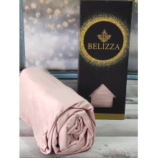 Простирадло на гумці з наволочками Belizza Pembe 160х200см Сатин