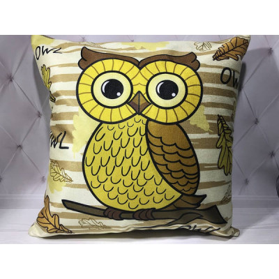 Наволочка декоративна Dijital принт Owl sari 45х45см