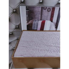 Простирадло Belizza Hanzade lila 200х220см Велюр