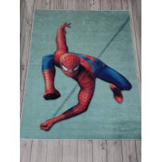 Килимок у дитячу кімнату прогумований Belizza Spiderman 140х190см Велюр