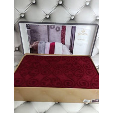Простирадло Belizza Hanzade bordo 200х220см Велюр