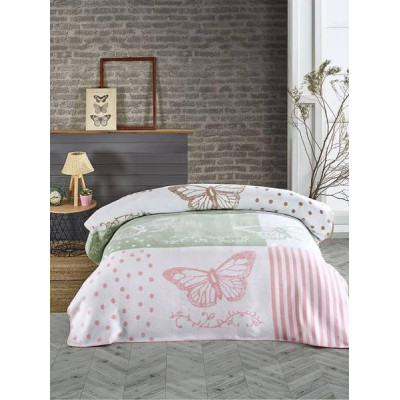 Плед двосторонній Belizza Butterfly 200х240см
