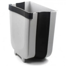 Відро для сміття навісне Foldable Hanging Garbage Bin 14см Біле