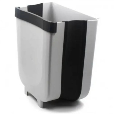 Відро для сміття навісне Foldable Hanging Garbage Bin 14см Біле