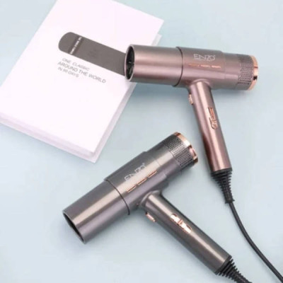 Фен для сушіння волосся з оліями ENZO EN-8003 Silver
