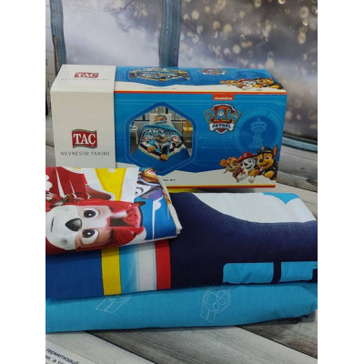Постільна білизна дитяча TAC Paw patrol move Бавовна/Ранфорс Півторний розмір