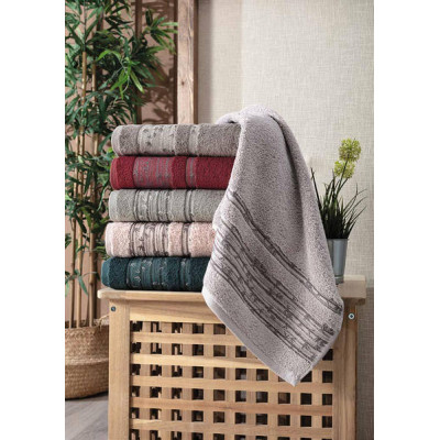 Рушники Pupilla Golden 70х140 Бамбук набір 6шт