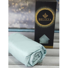 Простирадло сатинова на резинці Belizza Mint 160х200см