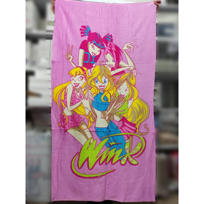 Рушник пляжний Winx pembe WMX 75х150см Велюр/Бавовна