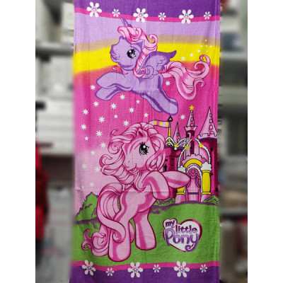 Рушник пляжний Pony 75х150 Махра/Велюр