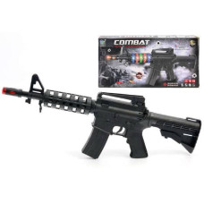 Автомат іграшковий з підсвічуванням та звуковими ефектами Combat Чорний