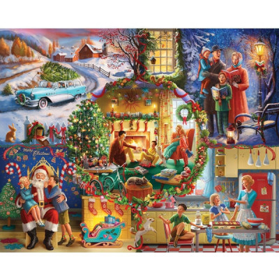 Пазли Різдво 1000 елементів 88573 70*50см Merry Christmas