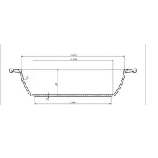 Жарівня чавунна лита Maysternya Т104 28*6см