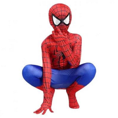 Костюм Павук комбінезон + балаклава Spider Man Розмір L(120-130см)