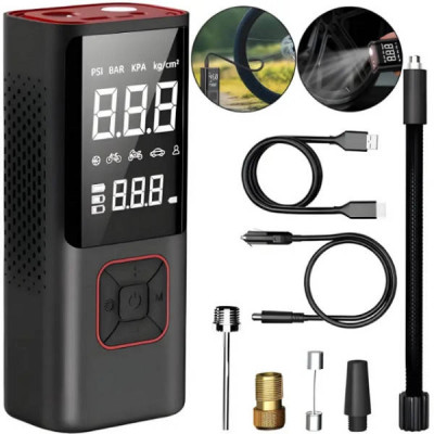 Компресор портативний акумуляторний Car Air Pump ATJ-6988