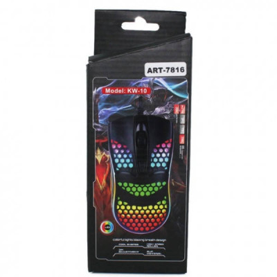 Миша ігрова провідна GAMING MOUSE LED WK-10/RX-M802