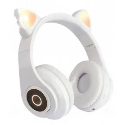 Бездротові навушники Bluetooth з котячими вушками LED СXT-B39 CATS