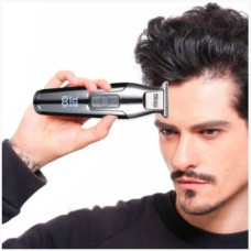 Машинка для стрижки акумуляторна з LCD-дисплеєм Hair Clipper Set DSP 90286 Чорна