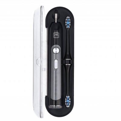 Ультразвукова зубна щітка Medica+ ProBrush 9.0 Ultrasonic + насадки (10 штук) (Японія) Чорна 50186