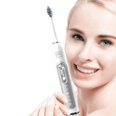 Ультразвукова зубна щітка Medica+ ProBrush 9.0 Ultrasonic + насадки (6 штук) (Японія) Біла 50145