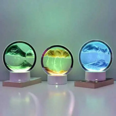 Лампа настільна Пісочні гори 3D RGB нічник з USB