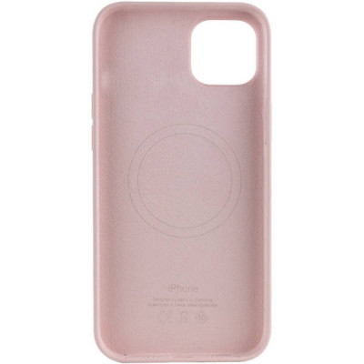 Чохол для смартфона Silicone Full Case AAA MagSafe IC для iPhone 14 Chalk Pink
