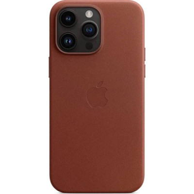 Чохол для смартфона Leather AAA Full Magsafe IC для iPhone 15 Pro Max Saddle Brown