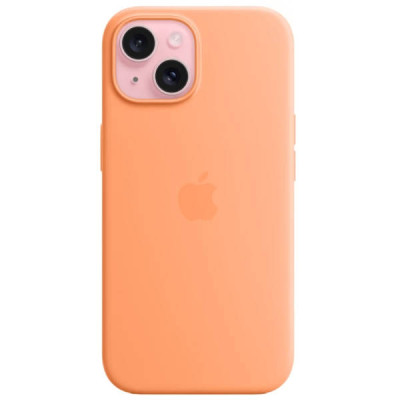 Чохол для смартфона Silicone Full Case AAA MagSafe IC для iPhone 15 Orange