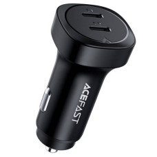 Зарядний пристрій ACEFAST B2 72W dual USB-C metal car charger
