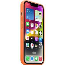 Чохол для смартфона Leather AAA Full Magsafe IC для iPhone 15 Orange