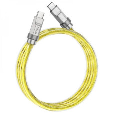 Кабель HOCO U113 Solid PD silicone charging data cable iP Gold