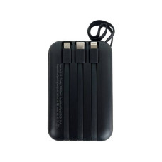 Power bank 50000mAh з проводами 3в1 Viaking N11 Чорний