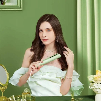 Щипці для волосся надання об'єму D HAIR CLIPPER XL-618 JW Зелений