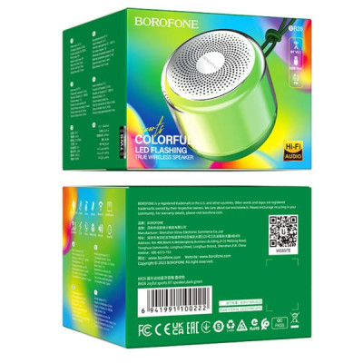 Колонка портативна BOROFONE BR28 Joyful sports BT speaker Dark Green