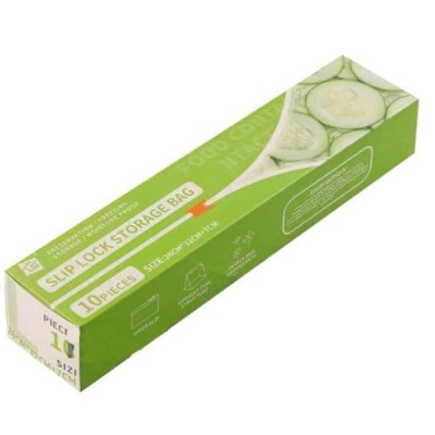 Пакети для зберігання їжі багаторазові 10шт Slip Lock Storage Bag
