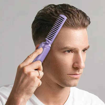 Випрямляч для волосся дорожній від USB Hair Heater Фіолетовий