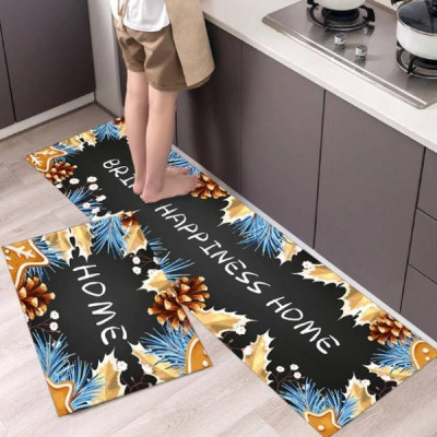 Килимок для дому в передпокій Home 40*120см Зелений