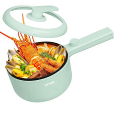Каструля електрична 1,5л 20см 600Вт 220V Electric Cooking Pot Зелена