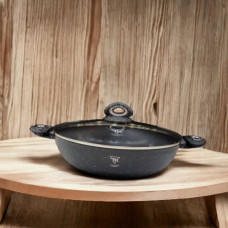 Сотейник-казан з мармуровим покриттям антипригарним 32см 5л Top Kitchen TK00095 Чорний