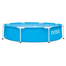 Басейн круглий каркасний 244*51см 1828л Intex 28205 NP Блакитний