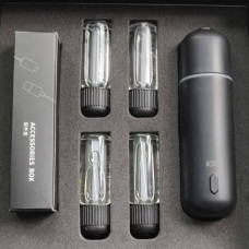 Автомобільний електронний дифузор + 4 аромати Ultrasonic Car Aroma Diffuser Чорний